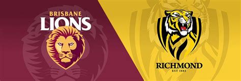 Richmond Tigers vs Brisbane Lions Tips, Odds, Teams.